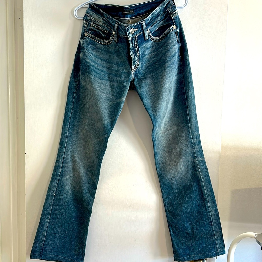 W28/L33 SUKI slim BOOT vintage SILVERS JEANS